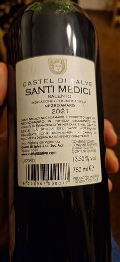Pouilles Castel di Salve Santi Medici 2021