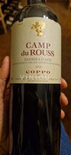 Piemonte Barbera d'Asti Coppo Camp du Rouss 2018
