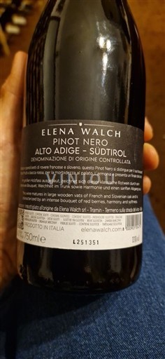 Trentino-Južna Tirolska Zgornje Poadižje Elena Walch Pinot Nero 2024