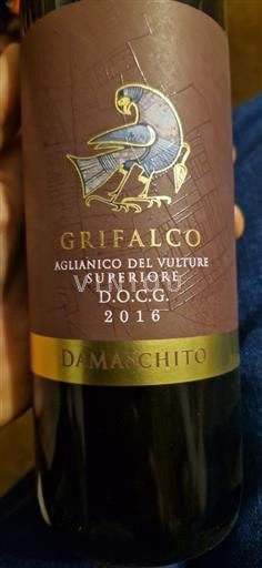 Basilicata Aglianico del Vulture Grifalco Damaschito 2016