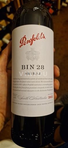 Jižní Austrálie Údolí Barossa Penfolds Bin 28 Shiraz 2022