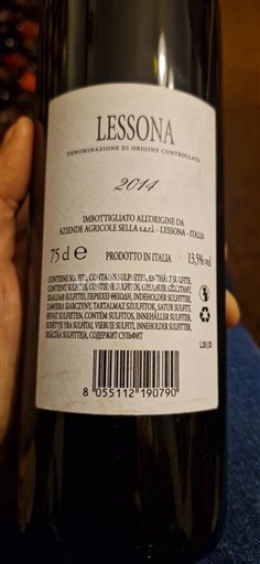 Piemonte Lessona Azienda Agricola Sella Lessona 2014