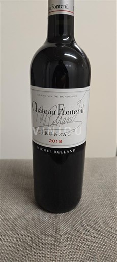 Bordeaux Fronsac Château Fontenil 2018