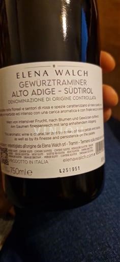 Trentino-Južna Tirolska Zgornje Poadižje Elena Walch Gewurztraminer 2024