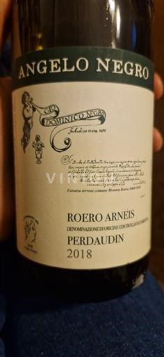 Piemonte Roero Angelo Negro Perdaudin arneis 2018
