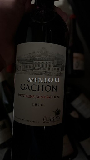 Bordeaux Montagne-Saint-Émilion Château Gachon 2018
