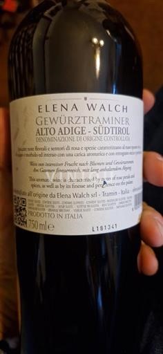 Trentino-Južna Tirolska Zgornje Poadižje Elena Walch Gewurztraminer 2017