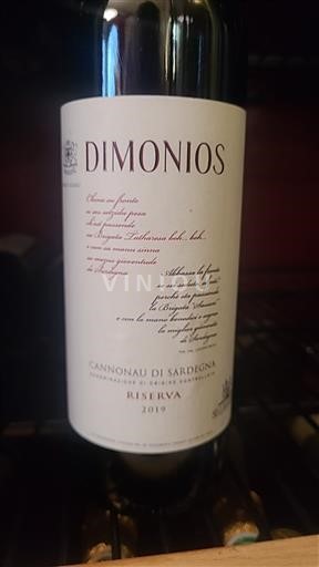 Sardinia Cannonau de Sardaigne Sella & Mosca Dimonios 2019
