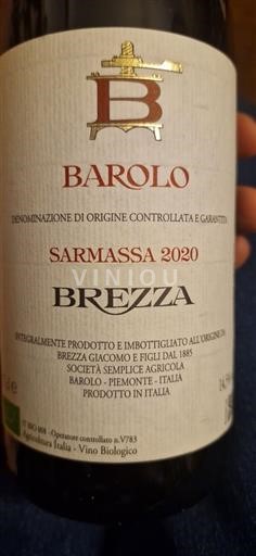 Piemonte Barolo Brezza Sarmassa 2020