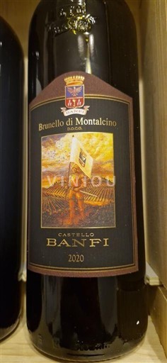 Toscana Brunello di Montalcino. Castello Banfi Brunello di montalcino 2020