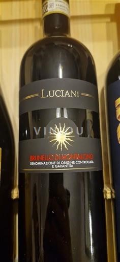 Toscana Brunello di Montalcino. Luciani Brunello di montalcino 2018