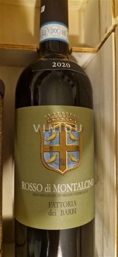 Toscana Rosso di Montalcino Fattoria dei Barbi Rosso di montalcino 2020