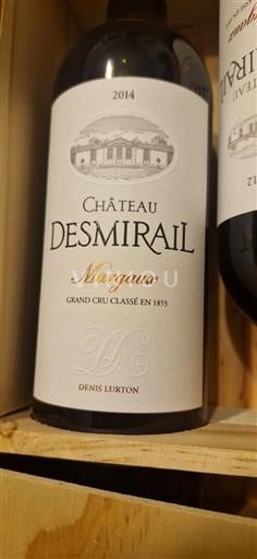 Bordeaux Margaux Château Desmirail Margaux grand cru 2014