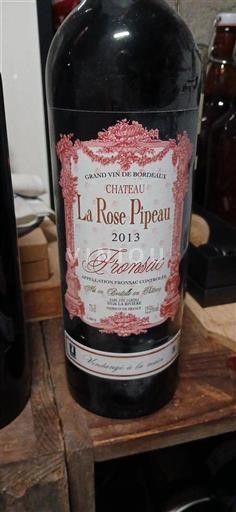 Bordeaux Fronsac Château La Rose Pipeau 2013