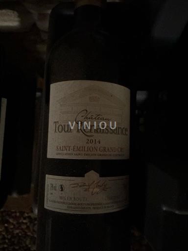 Bordeaux Saint-Émilion Grand Cru Grand Cru Château Tour Renaissance 2014