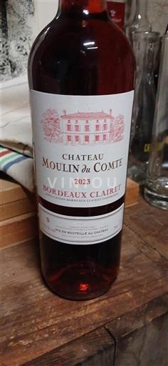 Bordeaux Bordeaux clairet Château Moulin du Comte 2023