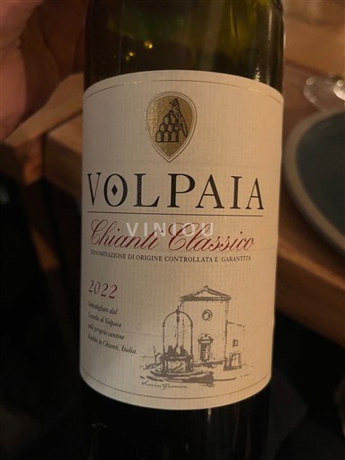 Verërat Rouge sec Volpaia 2022 Itali Toskana Chianti Classico DOCG
