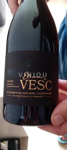 Rhônen laakso Ventoux Les Vignerons de Saint Marc Étienne de Vesc 2022