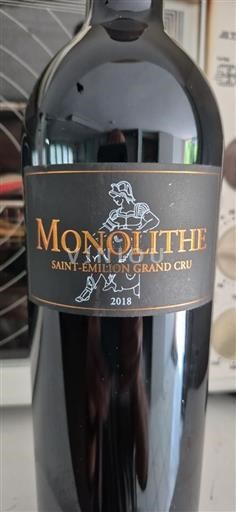 Bordeaux Saint-Émilion Monolithe 2018