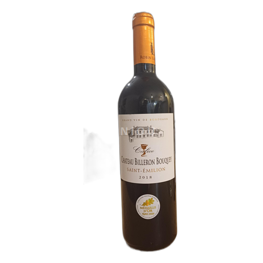 Bordeaux Saint-Émilion Château Billeron Bouquey Calice 2018