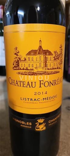 Bordeaux Listrac-Médoc Château Fonréaud 2014