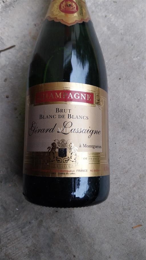 Šampanja Šampanjec Gérard Lassaigne Neleten.