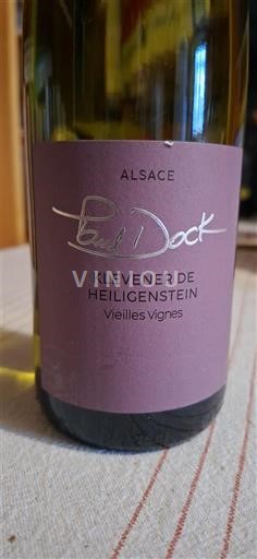 Alsace Klevener-de-heiligenstein Paul Dock Vieilles Vignes Ikke årgangsbestemt