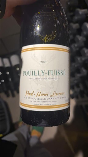 Burgundsko Pouilly-fuissé Domaine Paul Henri Lacroix 2023