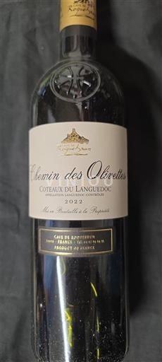 Languedoc Coteaux du Languedoc Régis Boucabeille Chemin des Olivettes 2022