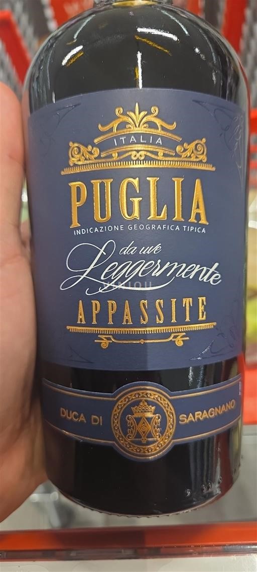Puglia Niet gespecificeerd Duca di Saragnano Leggermente Appassite Niet-geïntegreerd