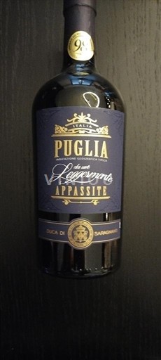 Puglia Not Specified Duca di Saragnano Leggermente Appassite Non-Vintage
