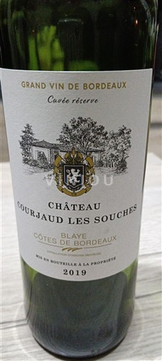 Burdeos Blaye-Côtes de Burdeos Château Courjaud Les Souches réserve 2019