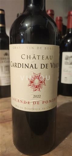 Burdeos Lalande-de-Pomerol Château Cardinal de Vialat 2022