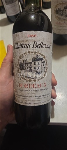 Bordeaux Château Bellevue 1986