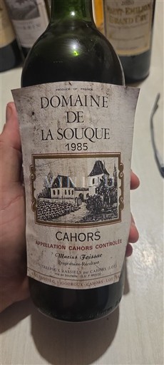 Sydväst Cahors Domaine La Souque 1985