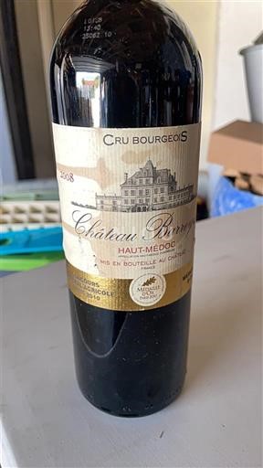 Bordeaux Haut-Médoc Cru Bourgeois Château Barreyres 2008