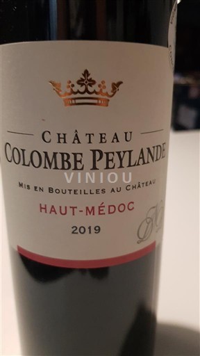 Bordo Haut-Médoc Château Colombe Peylande 2019