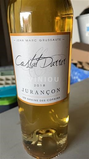 Sydvestfrankrig Jurançon Costat Darrer Les Grains des Copains 2018