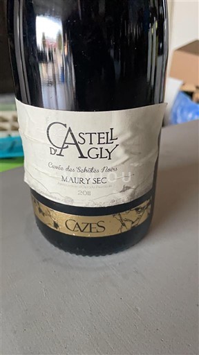 Roussillon Maury suho Castell Agly des Schistes Noirs 2011
