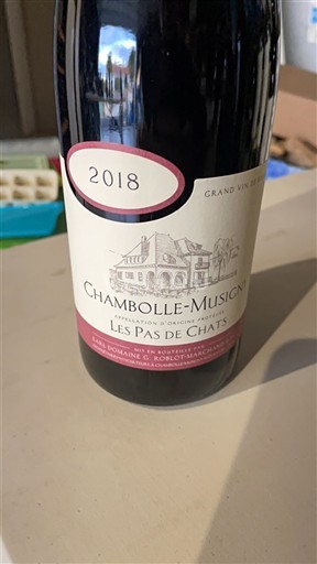 Borgoña Chambolle-Musigny Domaine C. Robjohn Les Pas de Chats 2018