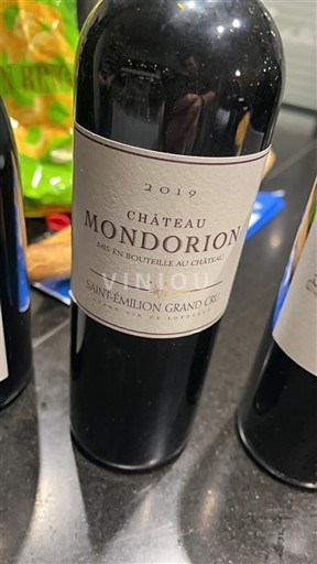 Bordeaux Saint-Émilion Grand Cru Grand Cru Château Mondorion 2019