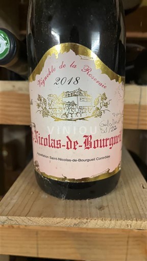 Thung lũng sông Loire Saint-Nicolas-De-Bourgueil Vignoble de la Roseraie 2018
