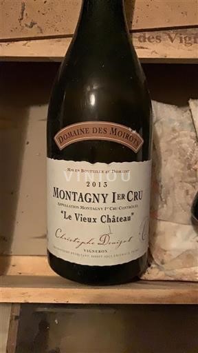 Burgundi Montagny Premier Cru Domaine Des Moirots Le Vieux Ch%c3%a2teau 2013