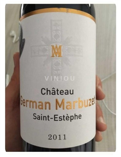 Burdeos Saint-Estèphe Château German Marbuzet 2011