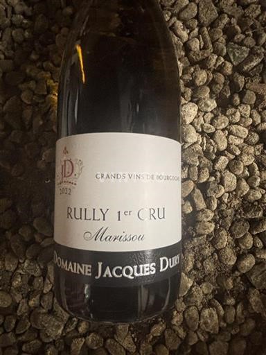 Bourgogne Rully Premier Cru Domaine Jacques Dury Marissou 2022