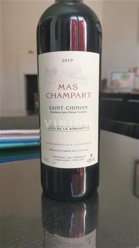 Languedoc Saint-Chinian Mas Champart Clos de la Simonette 2019