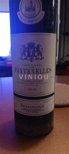 Languedoc Corbières Fontenelles Renaissance 2016