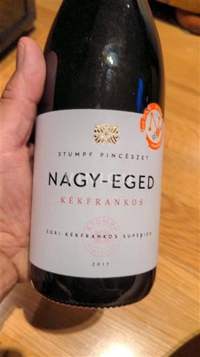 Eger Không được chỉ định Stumpf Pincészet Nagy-Eged Kékfrankos 2017