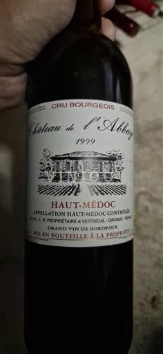 Bordeaux Haut-Médoc Cru Bourgeois Château L'Abbaye 1999