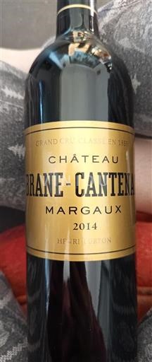 Bordeaux Margaux Grand Cru Classé Brane-Cantenac 2014